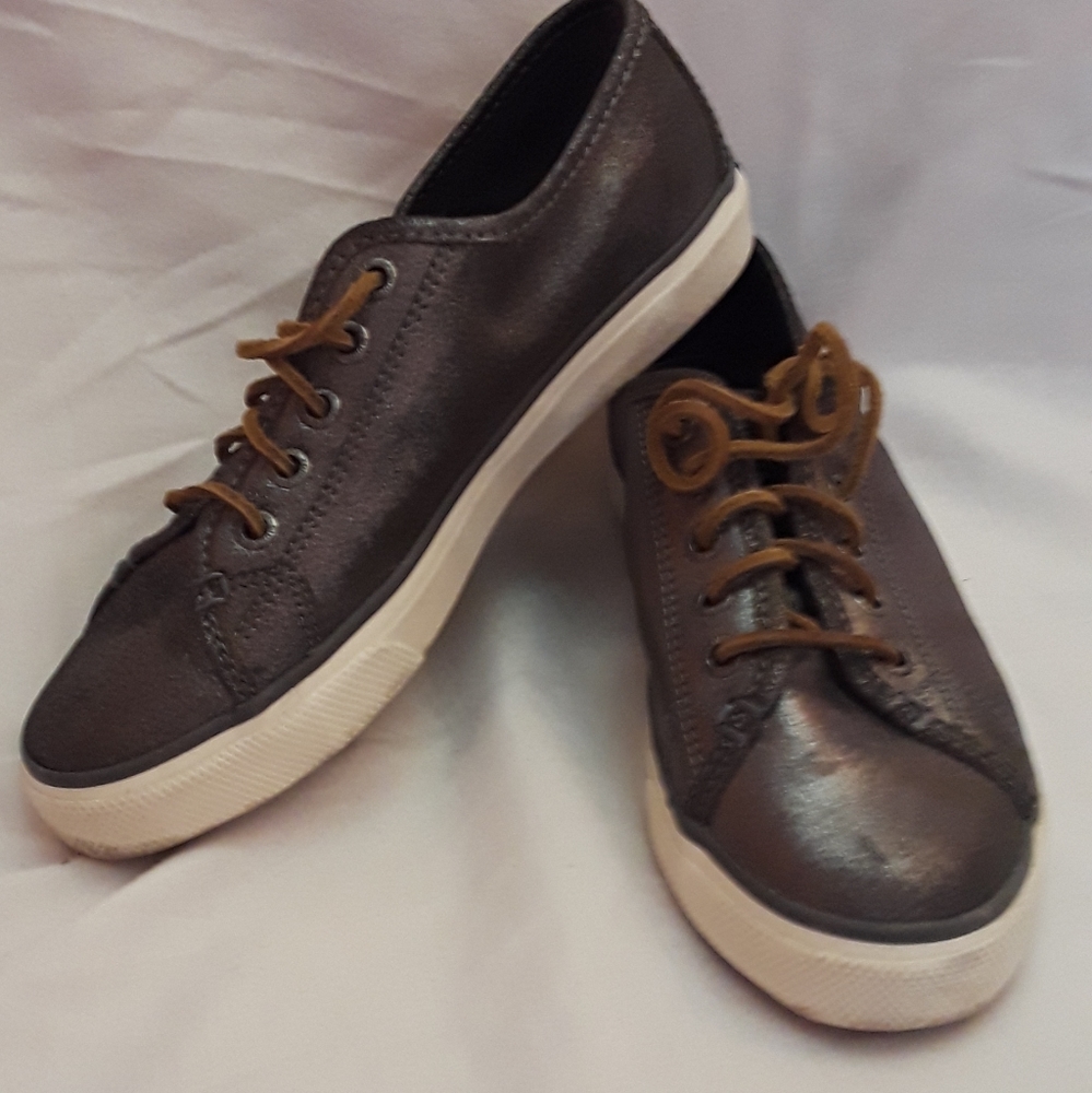 Sperry Top Siders,  Metallic Copper,  7.5M